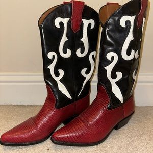 NINE WEST VINTAGE COWBOY BOOTS